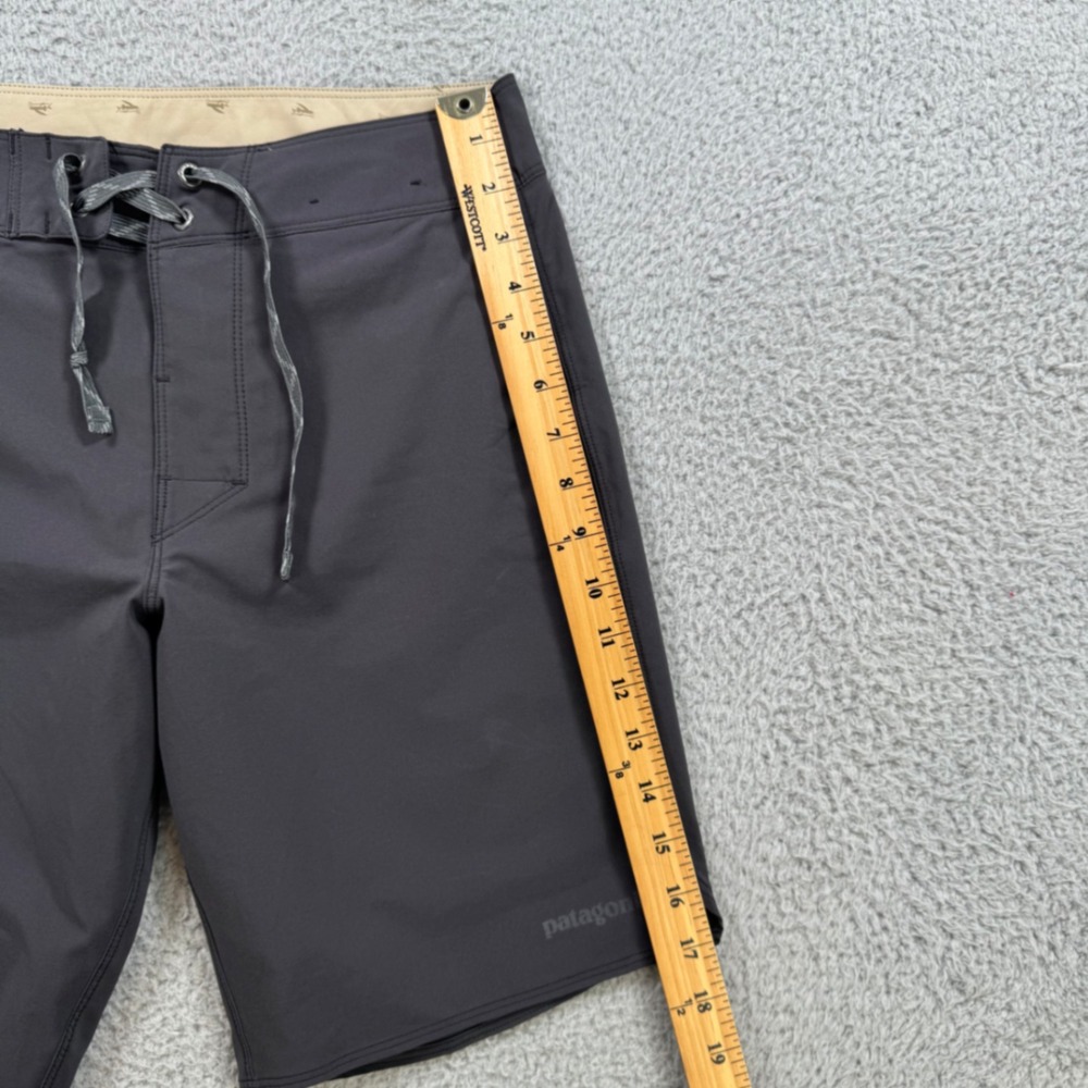 Patagonia Mens Gray Board Shorts Swim‎ Trunks Size 28 - Picture 3 of 7